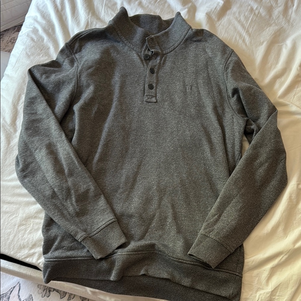 Travis Mathew Gray Crewneck Sweater